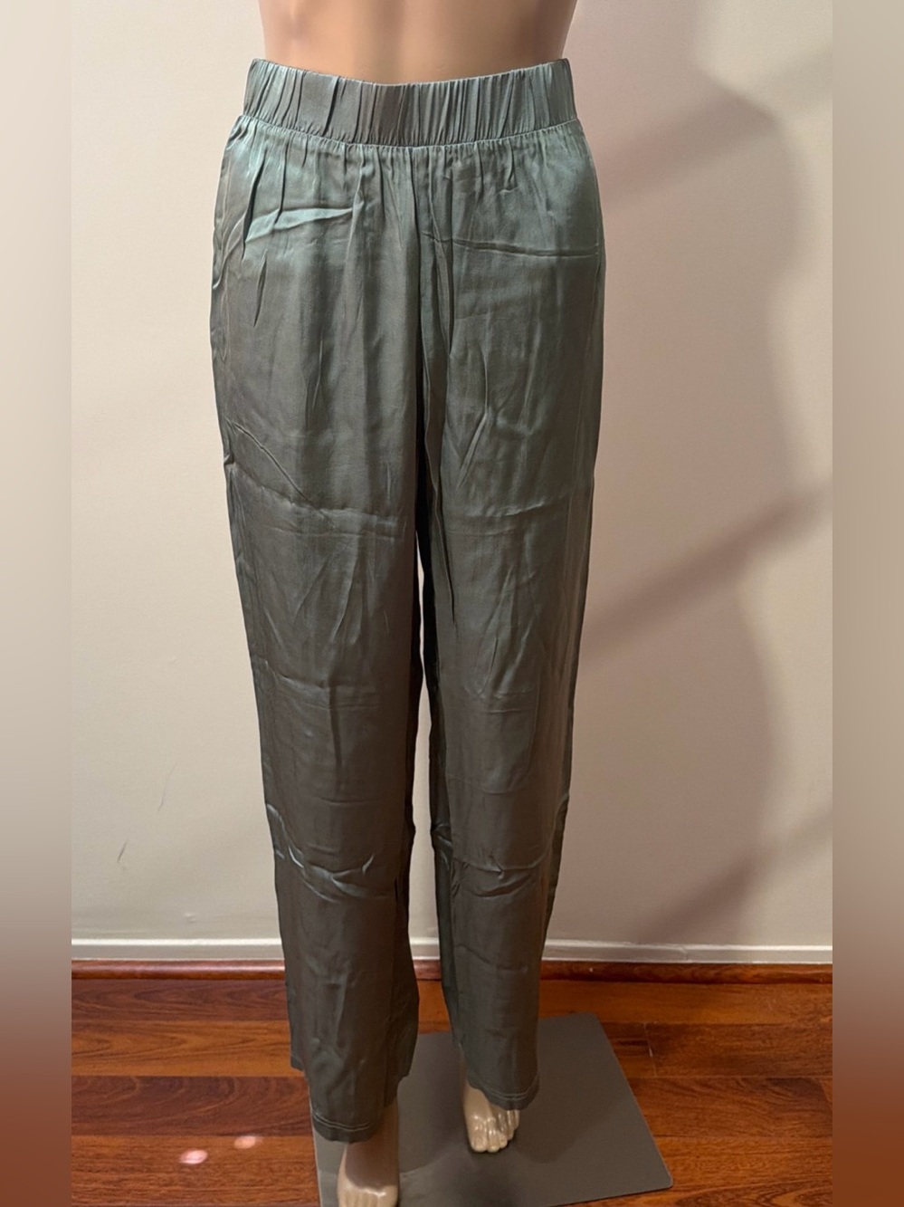 perfectwhitetee Camile Relaxed Pants in Sage Size XS Brand New With Tags